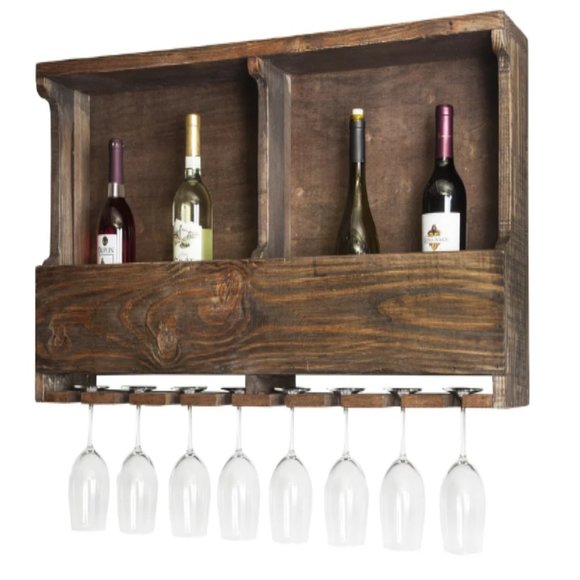 Handmade Rustic Wine Racks - Picture 3 of 3